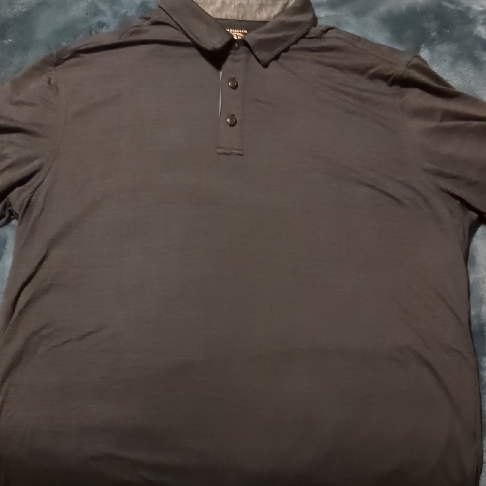 G.H. Bass & Co. Charcoal Polo Shirt